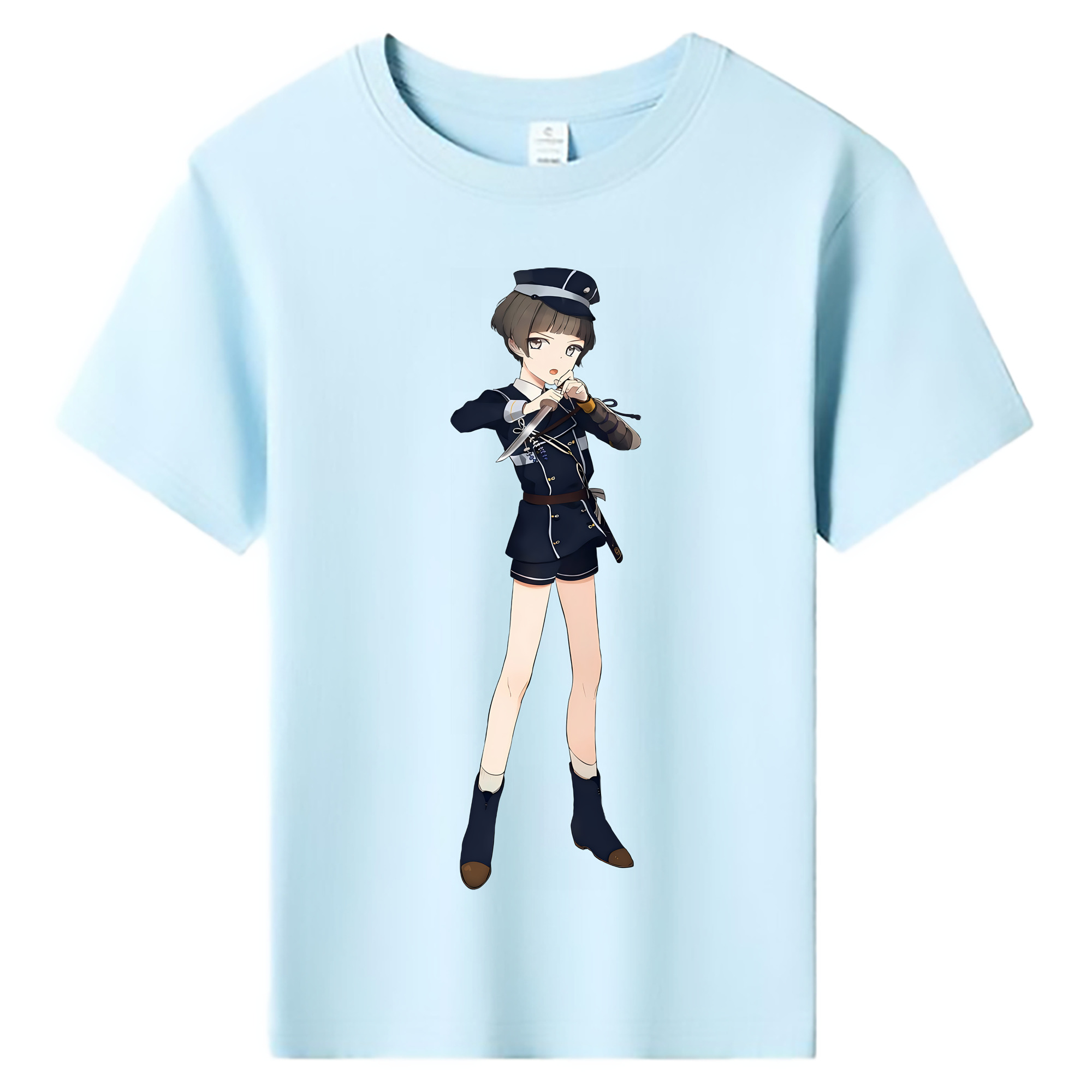 （画像用） 刀剣乱舞 Touken Ranbu 綿100％キッズTシャツ（フロントプリント）